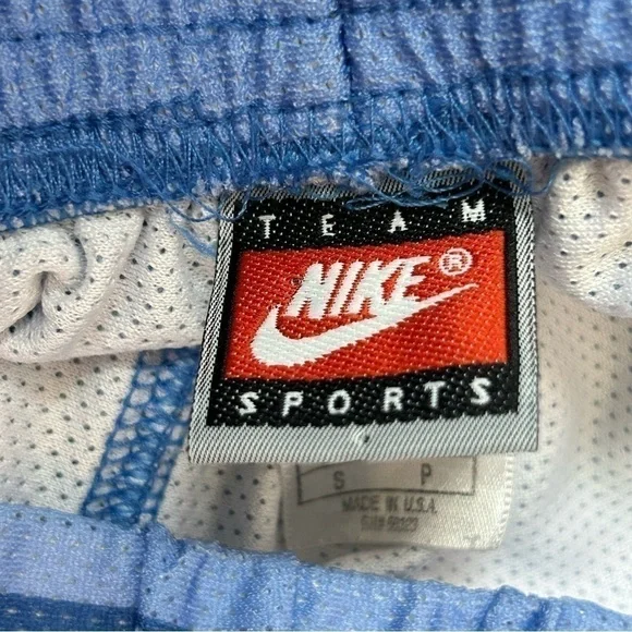 Rare Vintage UNC Tarheels Nike Original Jersey Shorts